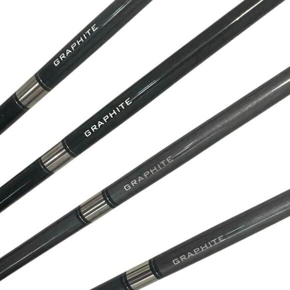 SET OF 4 PLATINUM GRAPHITE 2 PIECES 58’ POOL TABLE CUES STICKS SMOOTH PLAYING - Picture 2 of 14